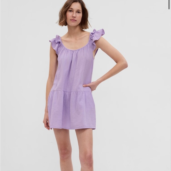 Crinkle Gauze Mini Dress - Picture 3 of 3